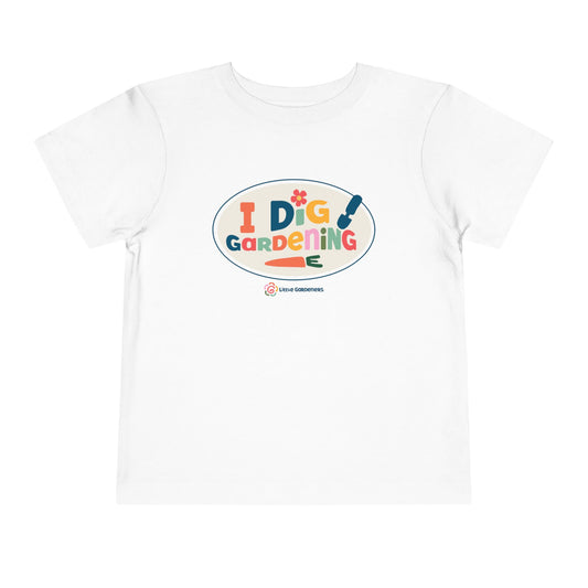 Toddler Gardening Tee, Kids Gardening Shirt, Plant Lover Gift, Birthday Present, Spring Outfit, Eco-Friendly Apparel