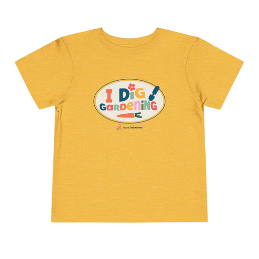 Toddler Gardening Tee, Kids Gardening Shirt, Plant Lover Gift, Birthday Present, Spring Outfit, Eco-Friendly Apparel