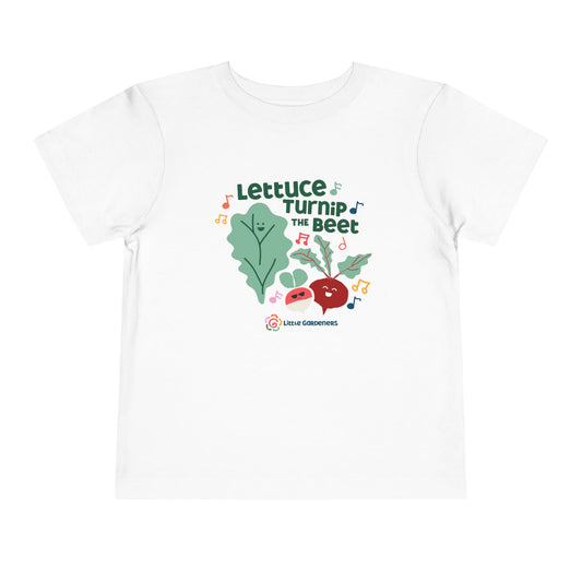 Musical Veggie Toddler Tee | Fun Graphic Shirt for Kids | Cute Gift for Birthdays, Holidays, Playtime, Music Lovers