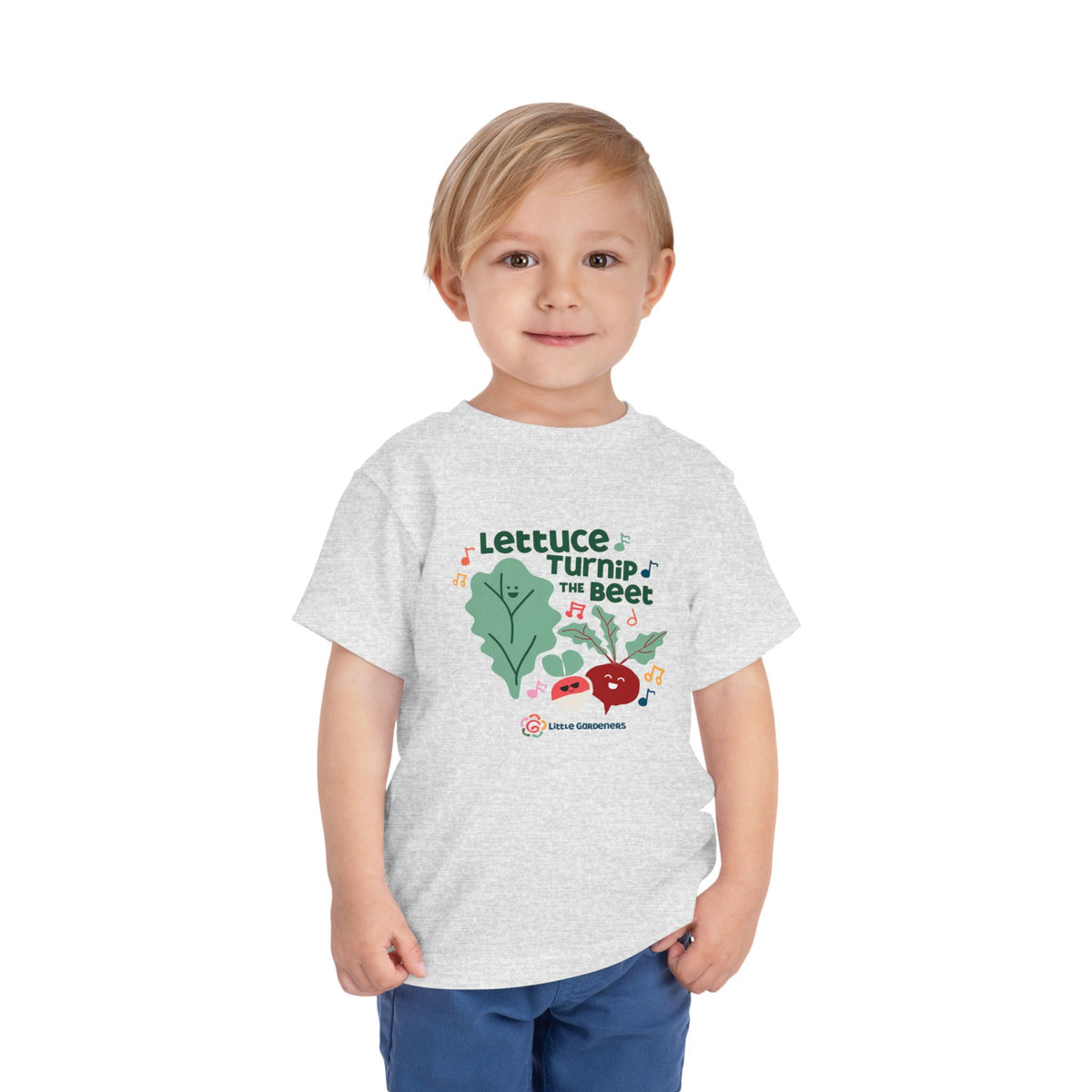 Musical Veggie Toddler Tee | Fun Graphic Shirt for Kids | Cute Gift for Birthdays, Holidays, Playtime, Music Lovers