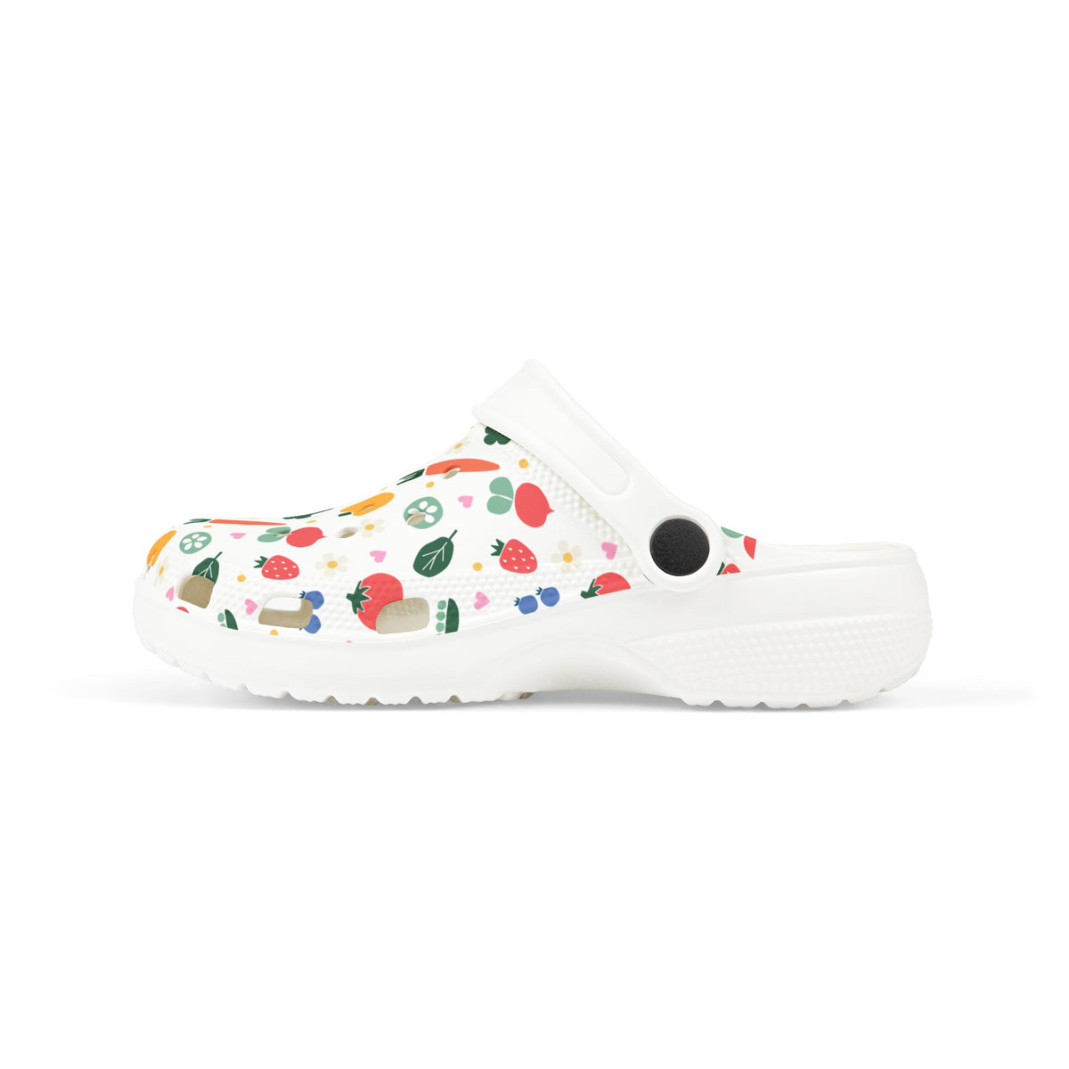 Colorful Kids' Foam Garden Clogs, Fun Garden Print Shoes for Playtime, Summer Footwear, Comfortable Kids Clogs, Perfect for Gardening Fun