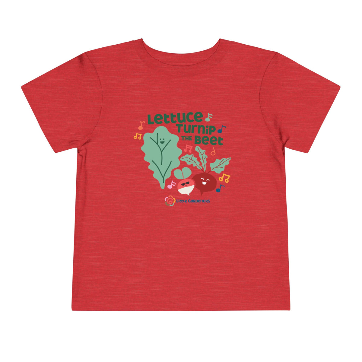 Musical Veggie Toddler Tee | Fun Graphic Shirt for Kids | Cute Gift for Birthdays, Holidays, Playtime, Music Lovers