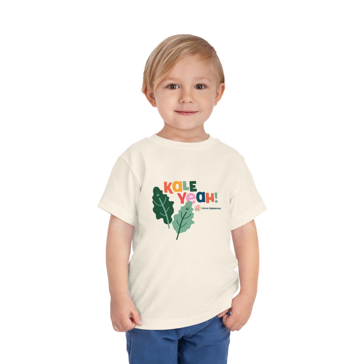 Kale Yeah! Toddler Tee, Fun Kids T-Shirt, Organic Cotton Toddler Shirt, Cute Birthday Gift, Playful Summer Apparel