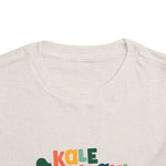 Kale Yeah! Toddler Tee, Fun Kids T-Shirt, Organic Cotton Toddler Shirt, Cute Birthday Gift, Playful Summer Apparel