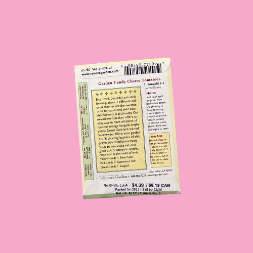 Seeds | Sweetest Trio Cherry Tomato | Renee's Garden