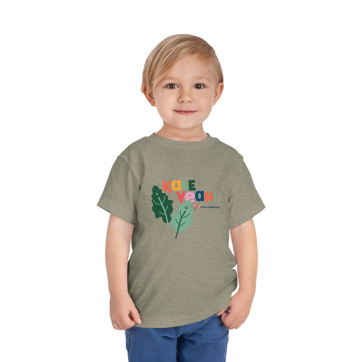 Kale Yeah! Toddler Tee, Fun Kids T-Shirt, Organic Cotton Toddler Shirt, Cute Birthday Gift, Playful Summer Apparel