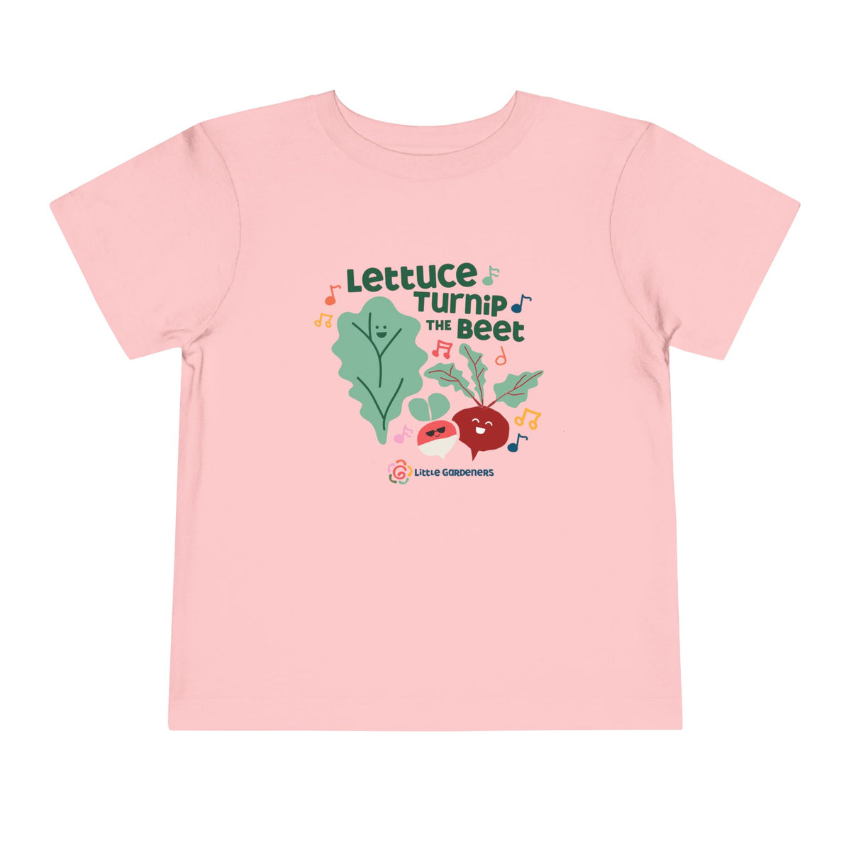 Musical Veggie Toddler Tee | Fun Graphic Shirt for Kids | Cute Gift for Birthdays, Holidays, Playtime, Music Lovers