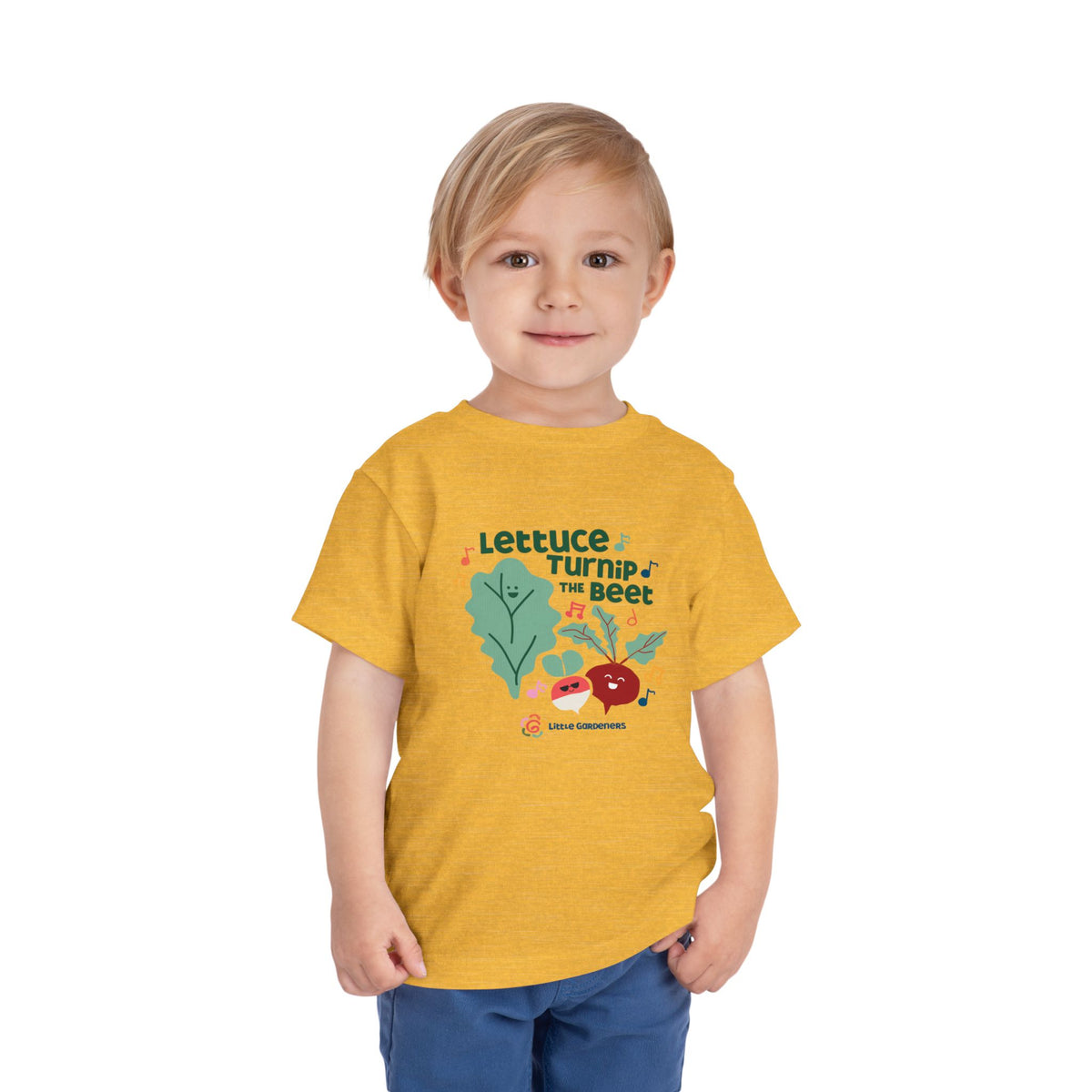 Musical Veggie Toddler Tee | Fun Graphic Shirt for Kids | Cute Gift for Birthdays, Holidays, Playtime, Music Lovers