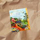 Back of Bees Are Our Friends on a kraft paper background