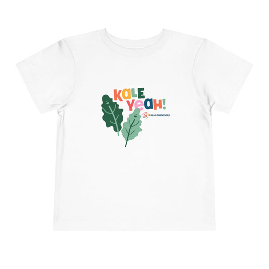 Kale Yeah! Toddler Tee, Fun Kids T-Shirt, Organic Cotton Toddler Shirt, Cute Birthday Gift, Playful Summer Apparel
