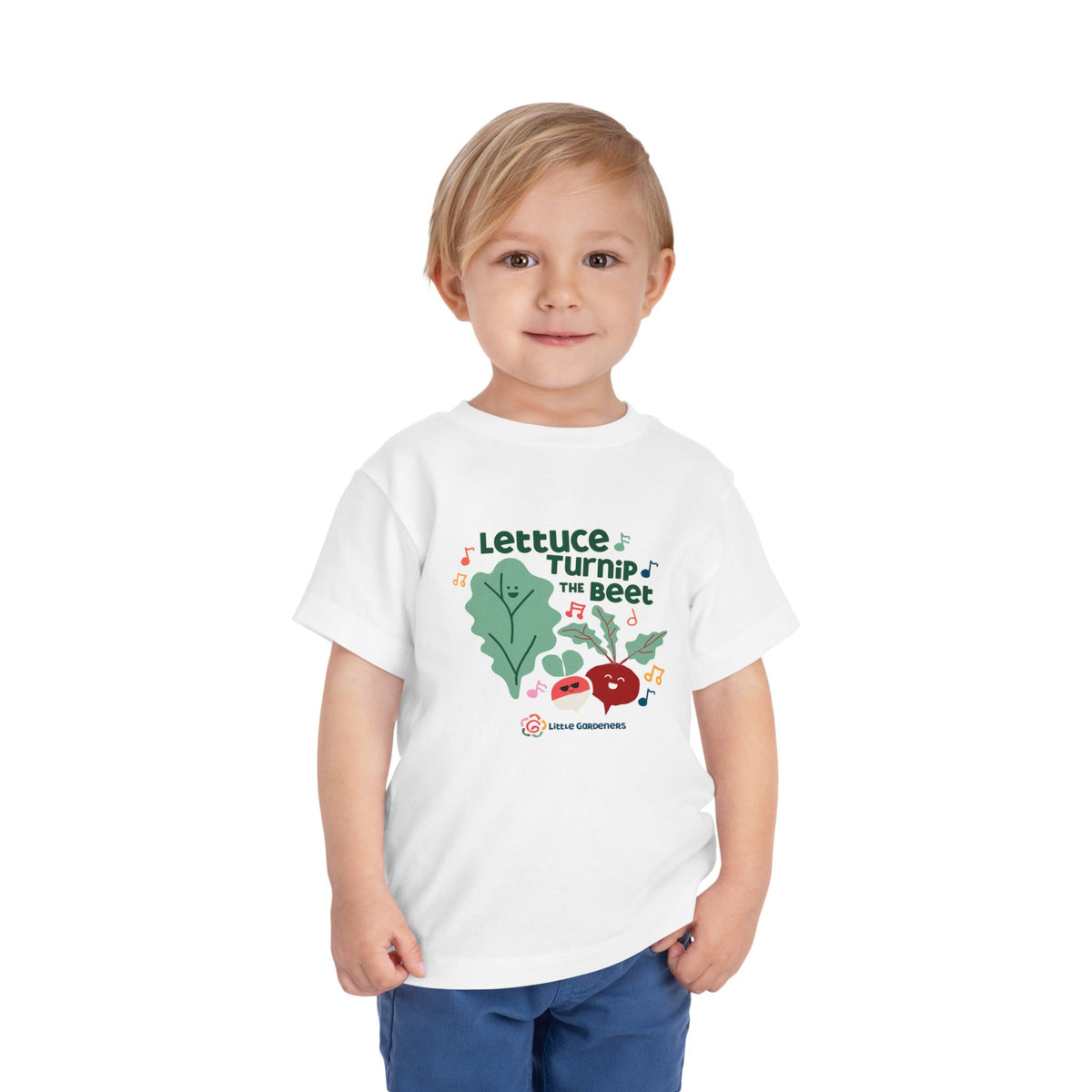 Musical Veggie Toddler Tee | Fun Graphic Shirt for Kids | Cute Gift for Birthdays, Holidays, Playtime, Music Lovers