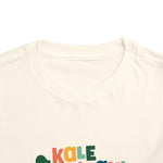 Kale Yeah! Toddler Tee, Fun Kids T-Shirt, Organic Cotton Toddler Shirt, Cute Birthday Gift, Playful Summer Apparel