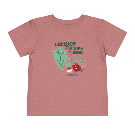 Musical Veggie Toddler Tee | Fun Graphic Shirt for Kids | Cute Gift for Birthdays, Holidays, Playtime, Music Lovers