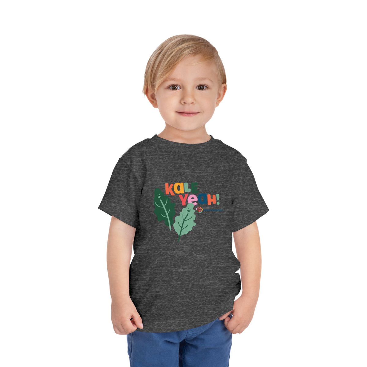 Kale Yeah! Toddler Tee, Fun Kids T-Shirt, Organic Cotton Toddler Shirt, Cute Birthday Gift, Playful Summer Apparel
