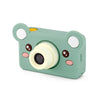Bear-shaped kids' digital camera in blue color