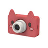 Fox-shaped kids' digital camera in orange color