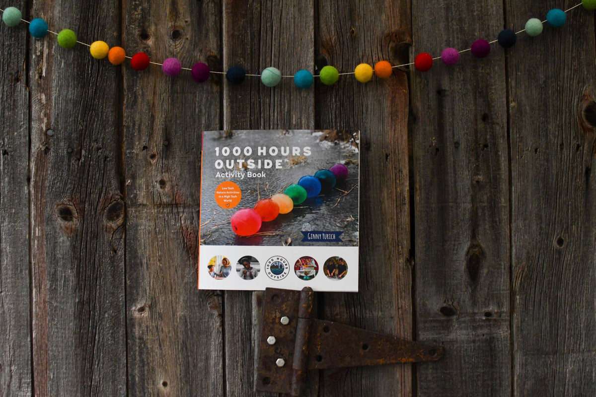 1000 hours outside cover of the book on reclaimed wood background